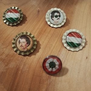 Kokárda kitűző  - ékszer - kitűző és bross - Meska.hu