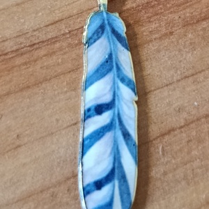  Orvosi acél lánc toll charmmal  - ékszer - nyaklánc - medál - Meska.hu