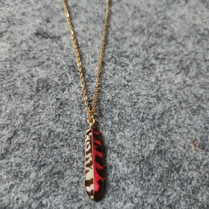  Orvosi acél lánc toll charmmal , Ékszer, Nyaklánc, Medál, Ékszerkészítés, MESKA