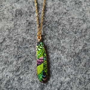  Orvosi acél lánc toll charmmal , Ékszer, Nyaklánc, Medál, Ékszerkészítés, MESKA