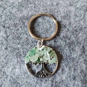 Kulcstartó életfa medál aventurin ásvánnyal , Táska & Tok, Kulcstartó & Táskadísz, Kulcstartó, Ékszerkészítés, MESKA