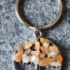 Kulcstartó életfa medál jáde ásvánnyal  - táska & tok - kulcstartó & táskadísz - kulcstartó - Meska.hu