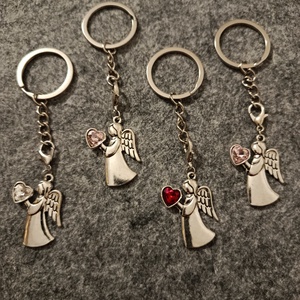 Kulcstartó angyallal  - Meska.hu