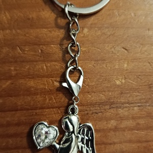 Kulcstartó angyallal  - táska & tok - kulcstartó & táskadísz - kulcstartó - Meska.hu