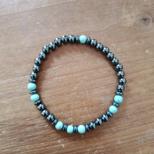  Férfi karkötő - ékszer - karkötő - gyöngyös karkötő - Meska.hu