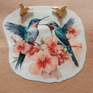 Kolibri fülbevaló  - Meska.hu
