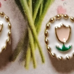 Tulipános fülbevaló  - ékszer - fülbevaló - fülékszer - Meska.hu