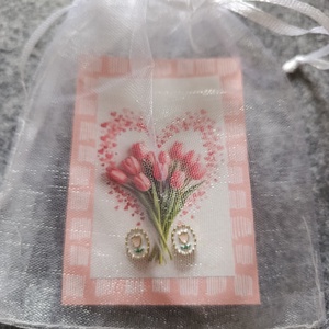 Tulipános fülbevaló  - ékszer - fülbevaló - fülékszer - Meska.hu