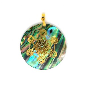 Kör medál metatron pávakagyló 40mm - Meska.hu