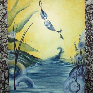 Halaim (70X50cm, festmény) - Meska.hu