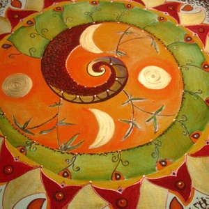 A béke mandalája (50X70) -  - Meska.hu