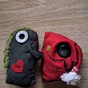 Karácsonyfadísz szett - játék & sport - plüssállat & játékfigura - szörnyike - Meska.hu