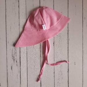 Rózsaszín napkalap (48-49 cm) - ruha & divat - babaruha & gyerekruha - babasapka - Meska.hu