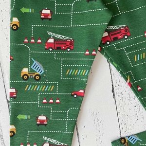 Tűzoltóautós és rakodós leggings 104-es - ruha & divat - babaruha & gyerekruha - nadrág - Meska.hu