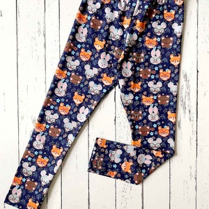 Róka-Nyuszi-Egérke leggings 110-es, Ruha & Divat, Babaruha & Gyerekruha, Nadrág, Varrás, MESKA