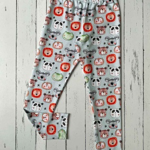 Koala-Béka-Panda leggings (110), Ruha & Divat, Babaruha & Gyerekruha, Nadrág, Varrás, MESKA