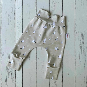 Sirályos leggings - pamut jersey nadrág (62-es), Ruha & Divat, Babaruha & Gyerekruha, Nadrág, Varrás, MESKA