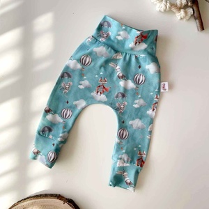 Egerek, nyuszi légballonnal leggings - pamut jersey nadrág (74), Ruha & Divat, Babaruha & Gyerekruha, Nadrág, Varrás, MESKA