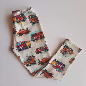 Tűzoltóautós leggings (110), Ruha & Divat, Babaruha & Gyerekruha, Nadrág, Varrás, MESKA