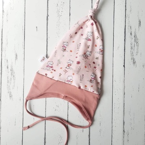 Mosómevés fülvédős sapka (50-52 cm) - ruha & divat - babaruha & gyerekruha - babasapka - Meska.hu