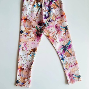 Szitakötős leggings (110) - ruha & divat - babaruha & gyerekruha - nadrág - Meska.hu