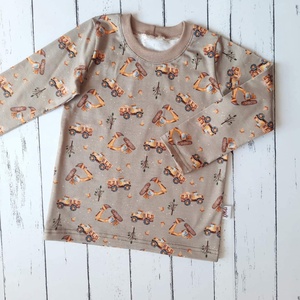 Munkagépes hosszú ujjú felső (92-es), Ruha & Divat, Babaruha & Gyerekruha, Póló, Varrás, MESKA