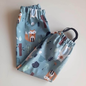 Erdei állatos softshell nadrág  (86/92) - ruha & divat - babaruha & gyerekruha - nadrág - Meska.hu