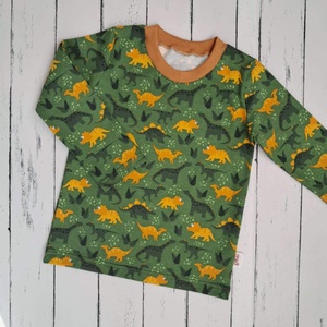 Dínós hosszú ujjú felső (98-as), Ruha & Divat, Babaruha & Gyerekruha, Póló, Varrás, MESKA