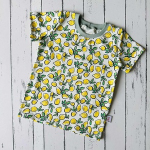 Citromos póló 110-es, Ruha & Divat, Gyerekruha, Póló, Varrás, MESKA
