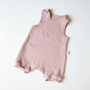 Pasztell rózsaszín duplagéz napozó (74), Baba - mama, Babaruházat, Varrás, MESKA