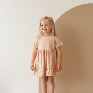 Hattyús kislány ruha 98-as, Baba - mama, Babaruházat, Baba ruhák, Varrás, MESKA