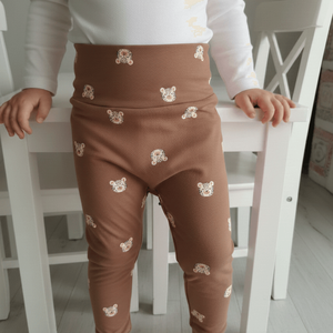 Leopárdos pamut jersey nadrág/ leggings (86-os), Baba - mama, Babaruházat, Baba nadrág, Varrás, MESKA