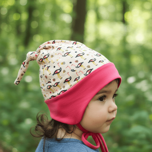 Struccos fülvédős sapka (48-49 cm), Baba - mama, Babaruházat, Babasapka, Varrás, MESKA