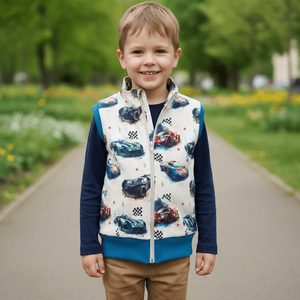 Autós mellény 104-es - Meska.hu