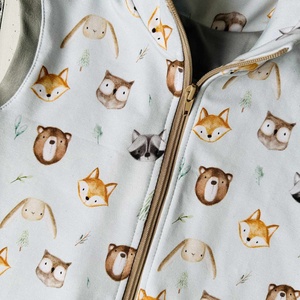 Erdei állatos mellény 104-es - baba - mama - babaruházat - baba mellény - Meska.hu