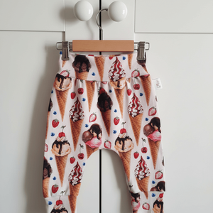 Fagyis leggings - pamut jersey nadrág (68-as) - ruha & divat - gyerekruha - nadrág - Meska.hu