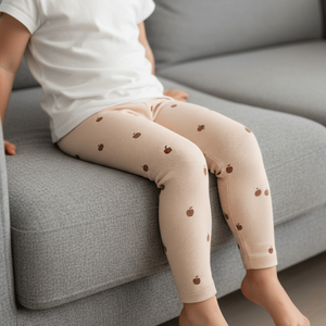 Almás bézs színű leggings (104) - Meska.hu