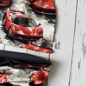 Piros sportautós sapka-sál szett (50-52), Ruha & Divat, Sál, Sapka, Kendő, Sapka & Sál szett, Varrás, MESKA