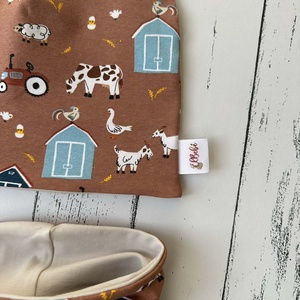 Farmos sapka-sál szett (50-52) - ruha & divat - sál, sapka, kendő - sapka & sál szett - Meska.hu