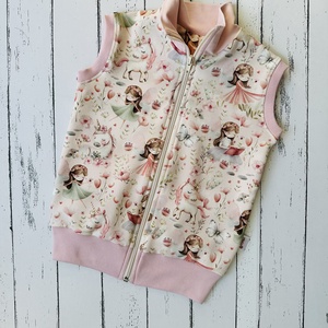 Unikornisos mellény 98as, Baba - mama, Babaruházat, Baba mellény, Varrás, MESKA