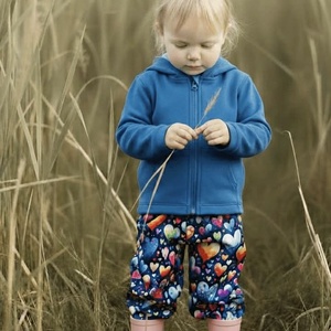 Szivecskés softshell nadrág 98/104, Ruha & Divat, Gyerekruha, Nadrág, Varrás, MESKA