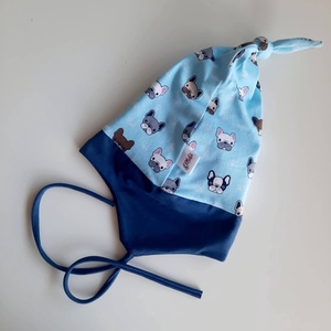 Bulldogos fülvédős sapka (43-44 cm) - baba - mama - babaruházat - babasapka - Meska.hu
