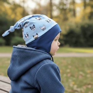 Bulldogos fülvédős sapka (43-44 cm), Baba - mama, Babaruházat, Babasapka, Varrás, MESKA