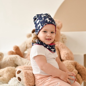 Unikornisos sapka-sál szett (48-50 cm) - baba - mama - babaruházat - babasapka - Meska.hu