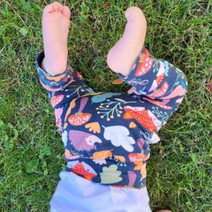 Markolós négyzetrácsos leggings (68) - baba - mama - babaruházat - baba nadrág - Meska.hu