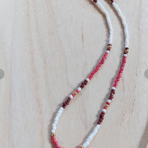 Karácsonyi nyaklánc - ékszer - nyaklánc - gyöngyös nyaklánc - Meska.hu