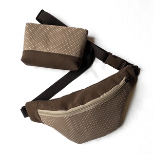 Drapp pöttyös övtáska, Táska & Tok, Övtáska, Varrás, MESKA