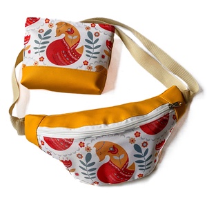 Róka mintás övtáska, Táska & Tok, Övtáska, Varrás, MESKA