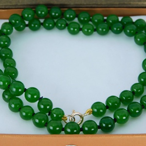14 K Arany Jade Nyaklánc - Meska.hu