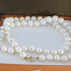 Valódi Gyöngy Nyaklánc 14 K Arany - ékszer - nyaklánc - gyöngyös nyaklánc - Meska.hu